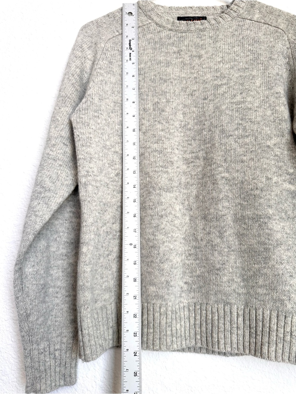 Beams Plus 5 Gauge Crew Knit Wool Crewneck Sweater Japanese Men’s Small - Picture 8 of 12